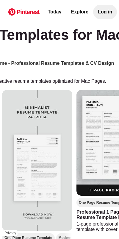 resume templates for microsoft word for mac 2011